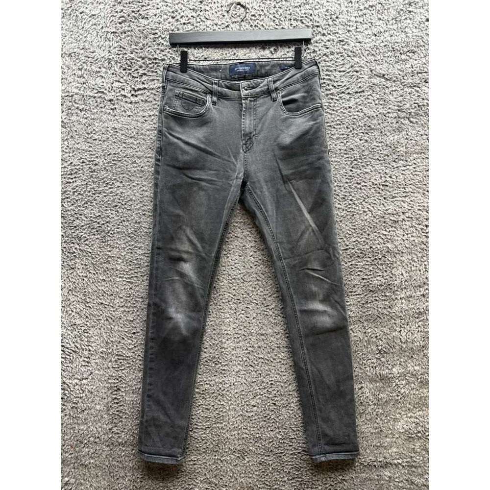 Scotch & Soda Skim Skinny Denim Jeans Medium Wash Gray Mens Size 31 x 34